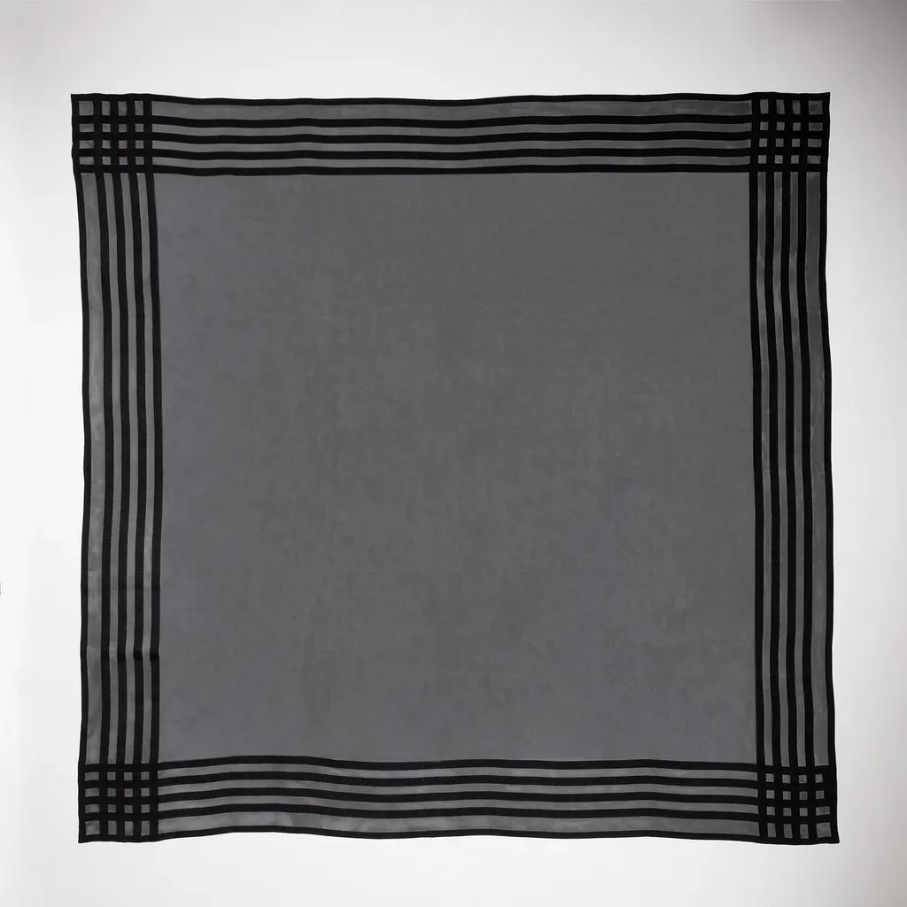 Lightweight Silk Jacquard Shawl