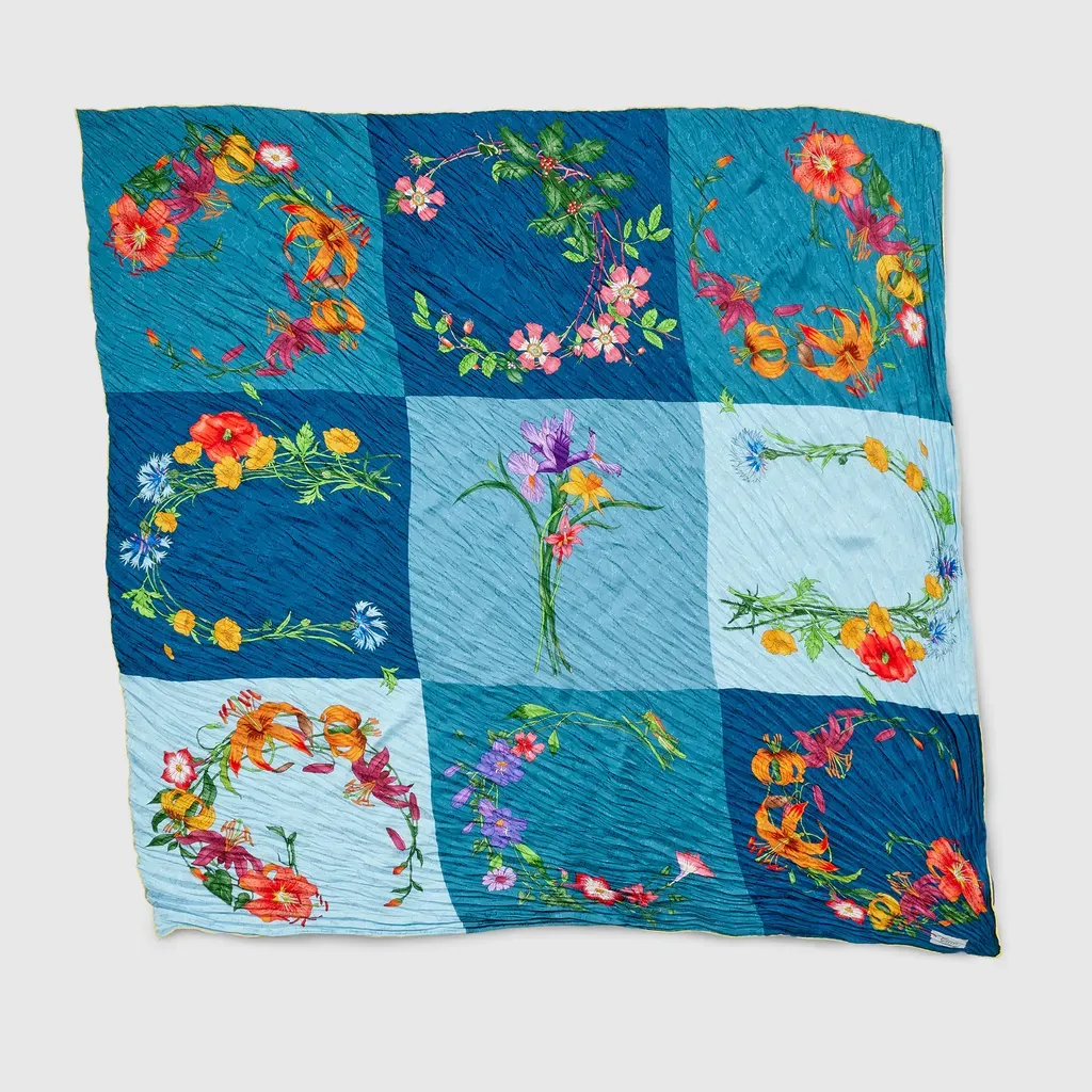 Printed Silk Shawl