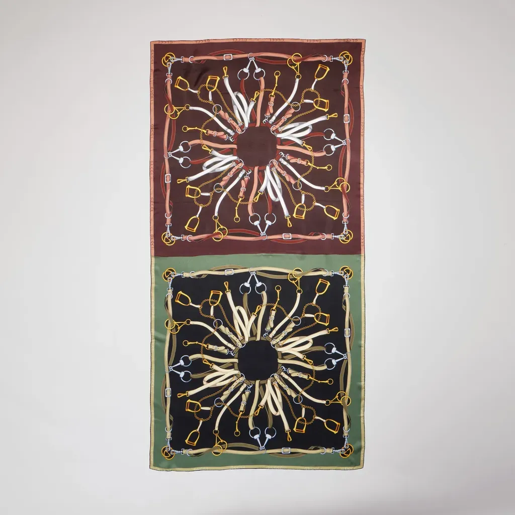 Printed Silk Twill Stole