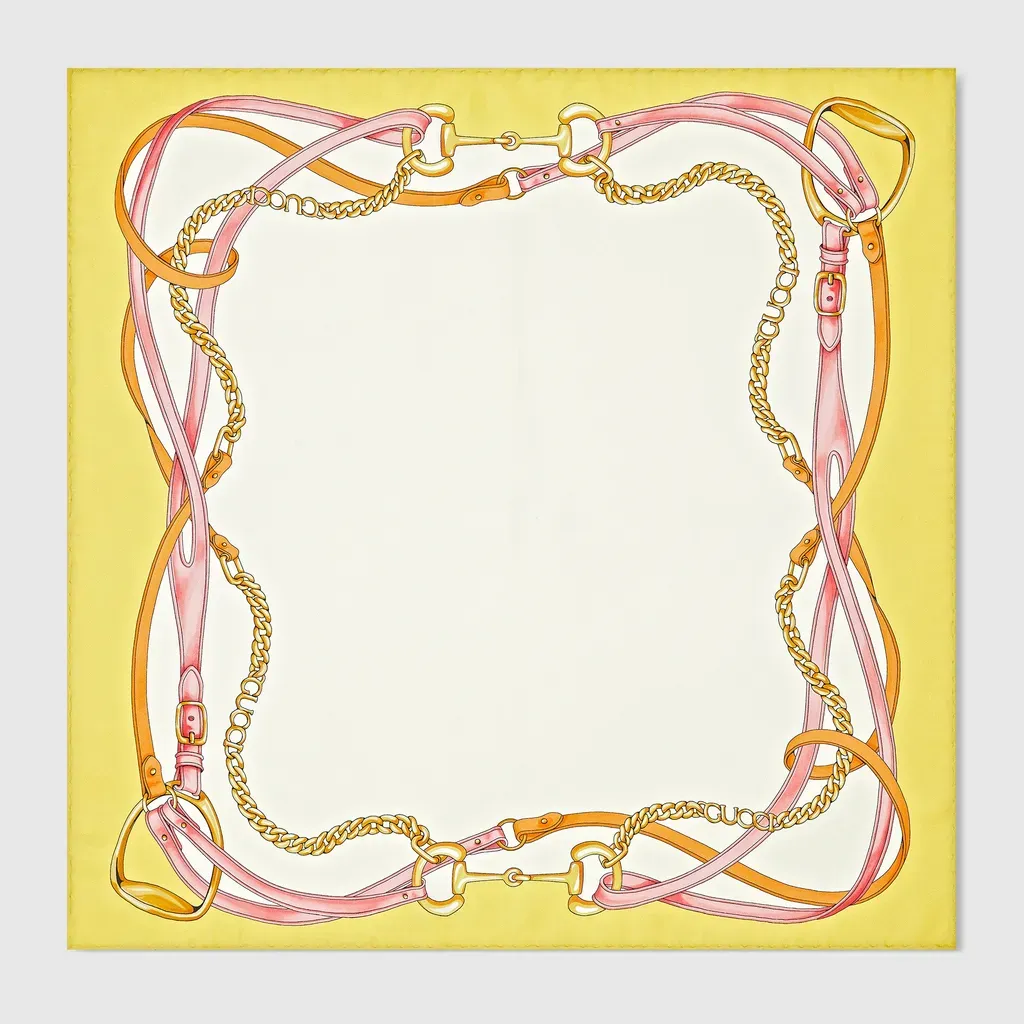 Printed Silk Carré