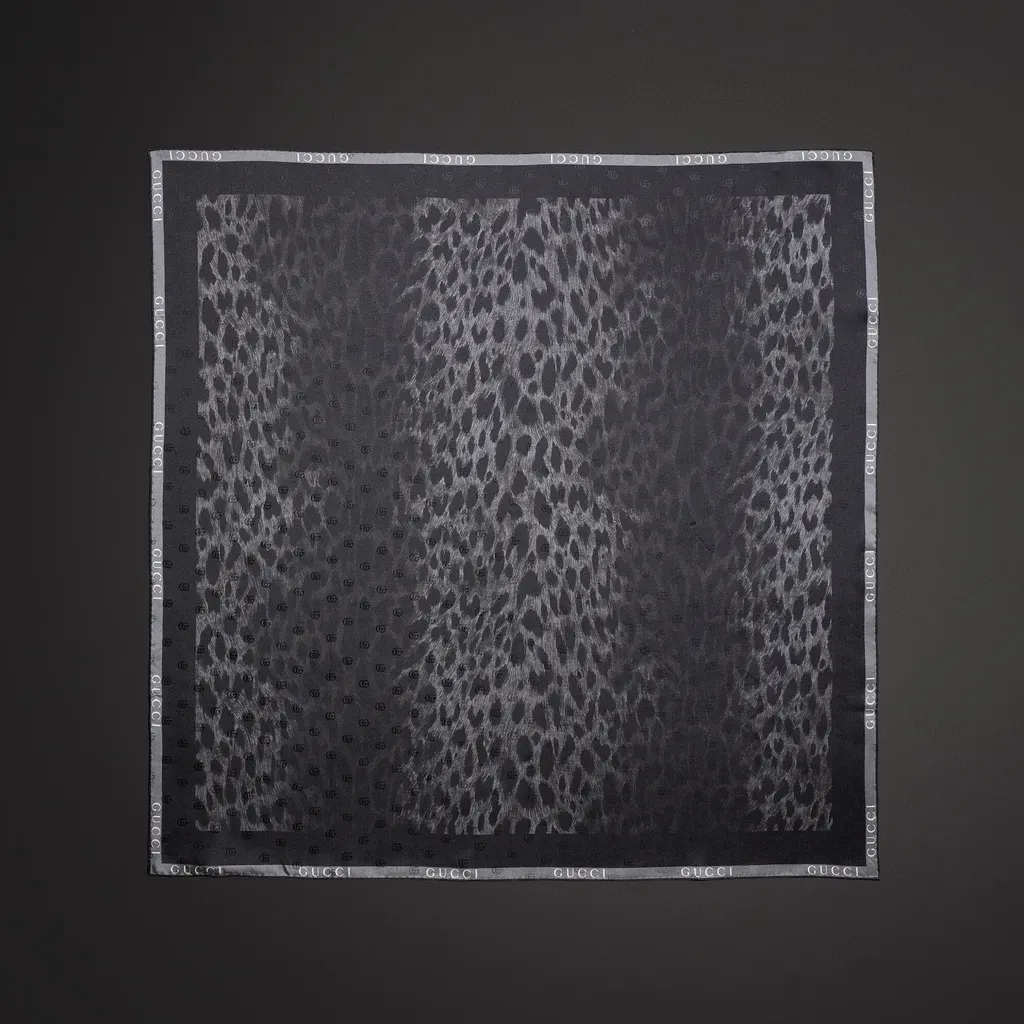 Printed Silk Twill Carré