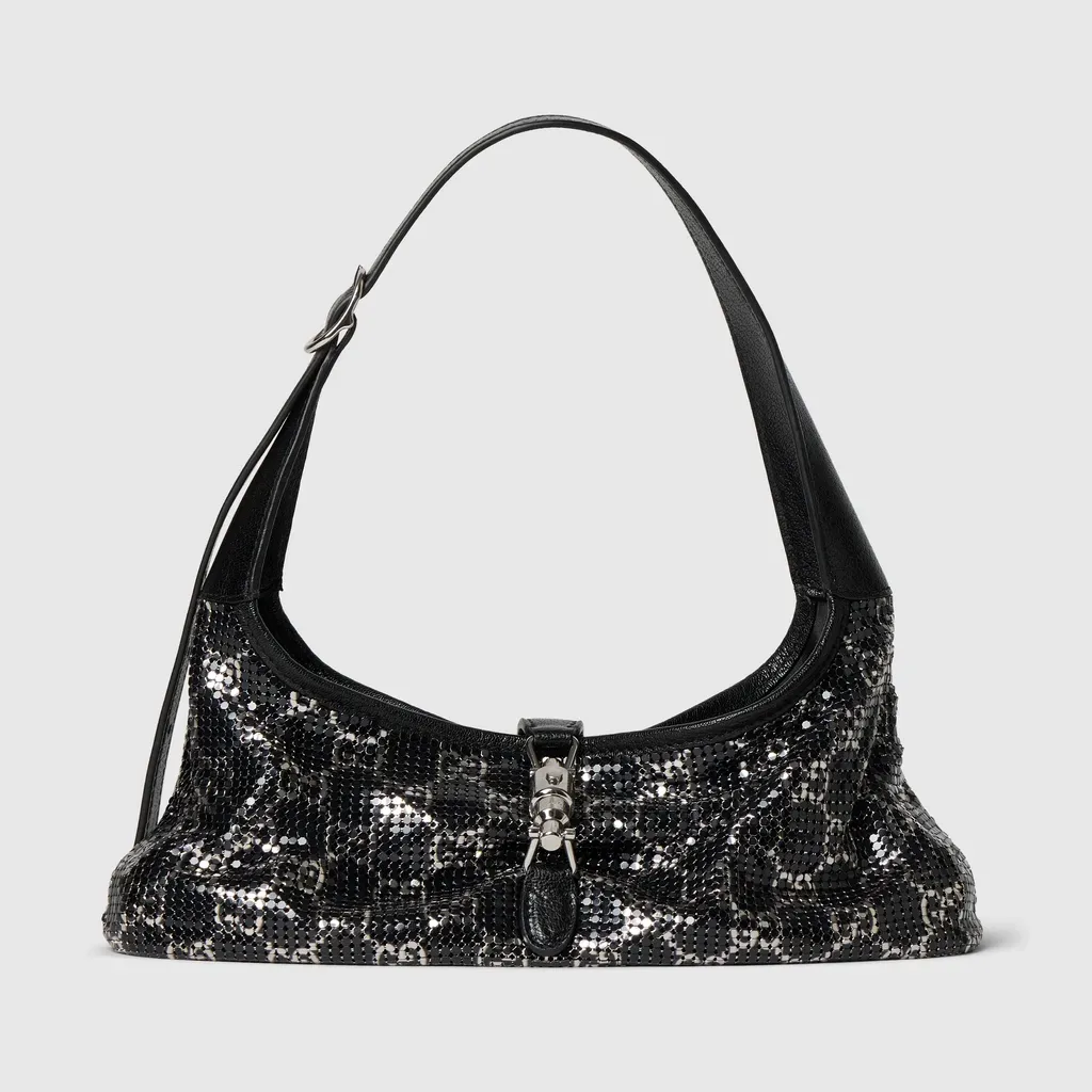 Jackie Slim Metallic Evening Bag