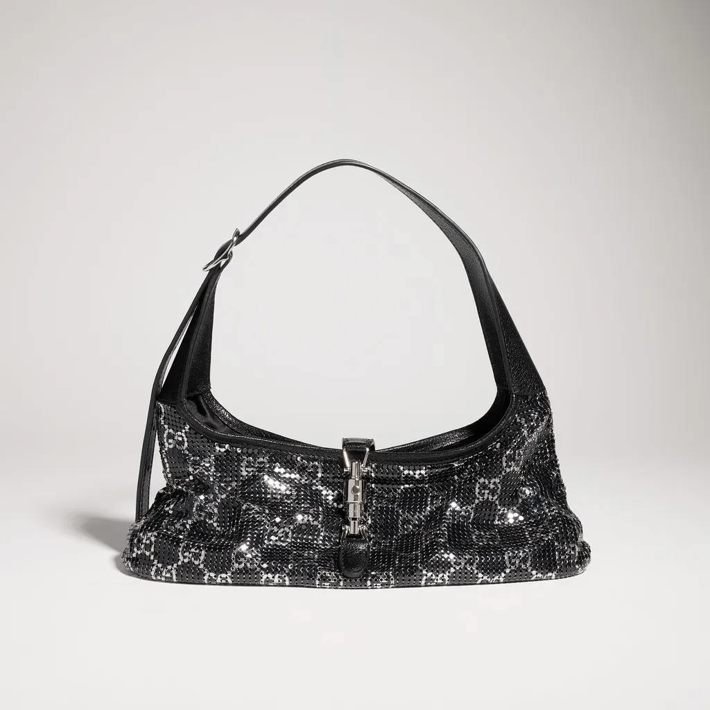 Jackie Slim Metallic Evening Bag