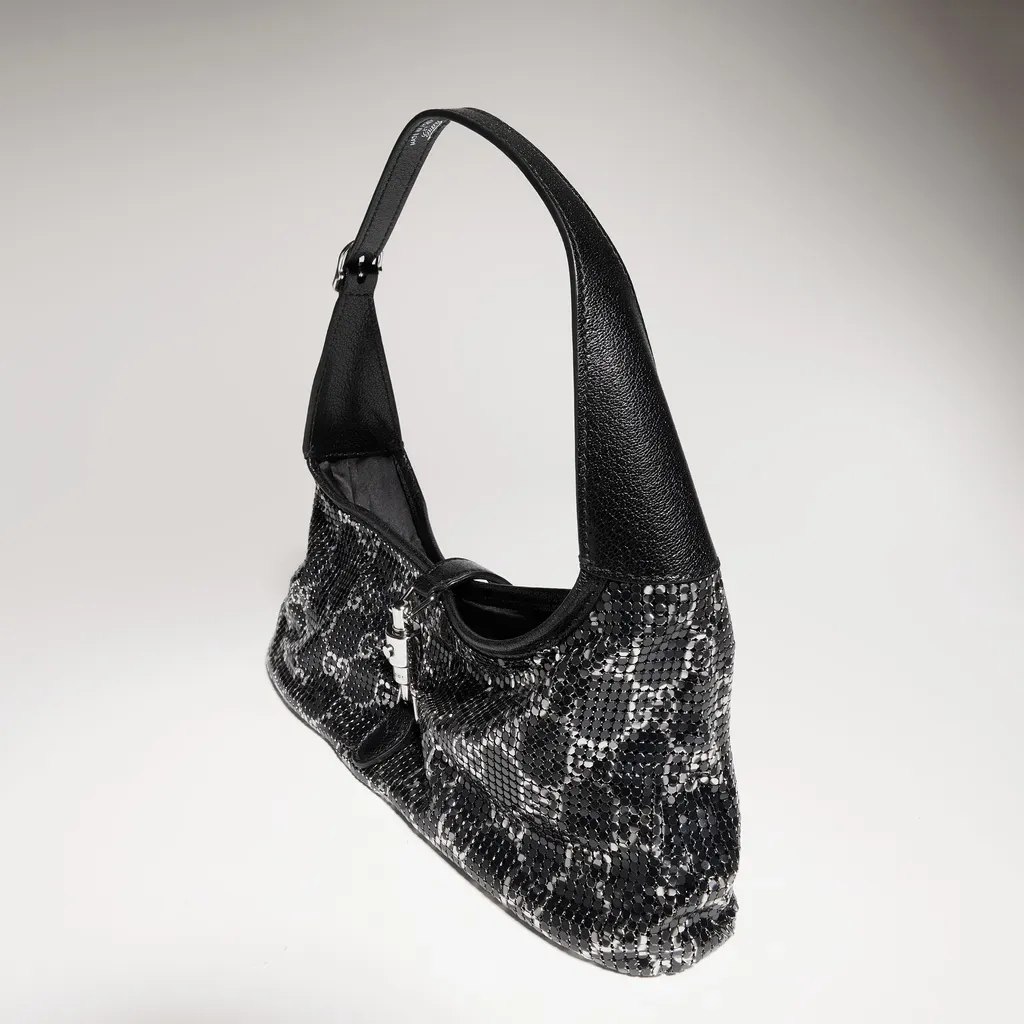 Jackie Slim Metallic Evening Bag