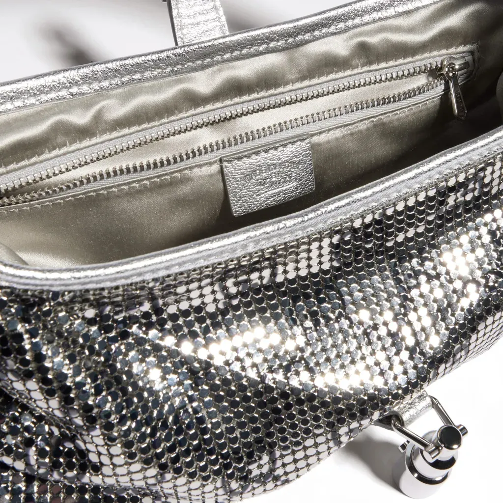 Jackie Slim Metallic Evening Bag