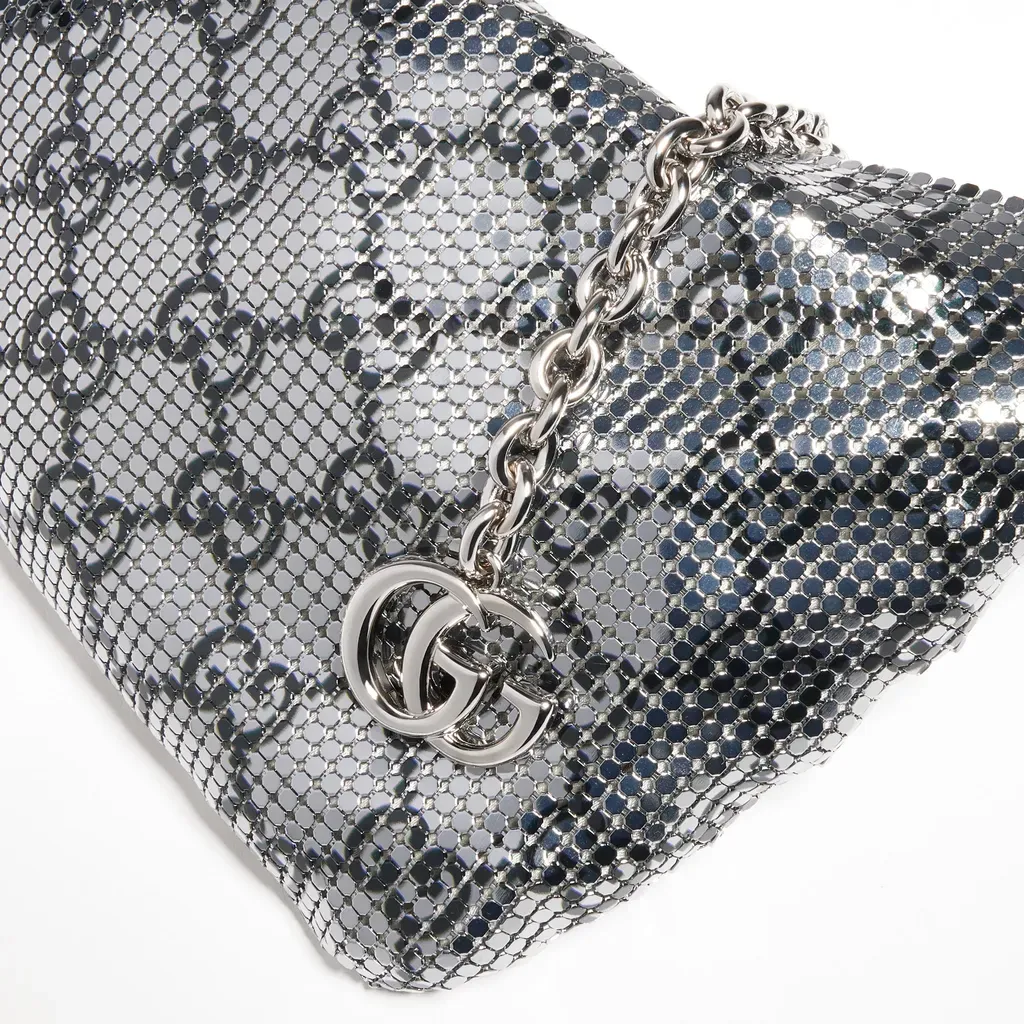 Metallic Evening Bag With Charm