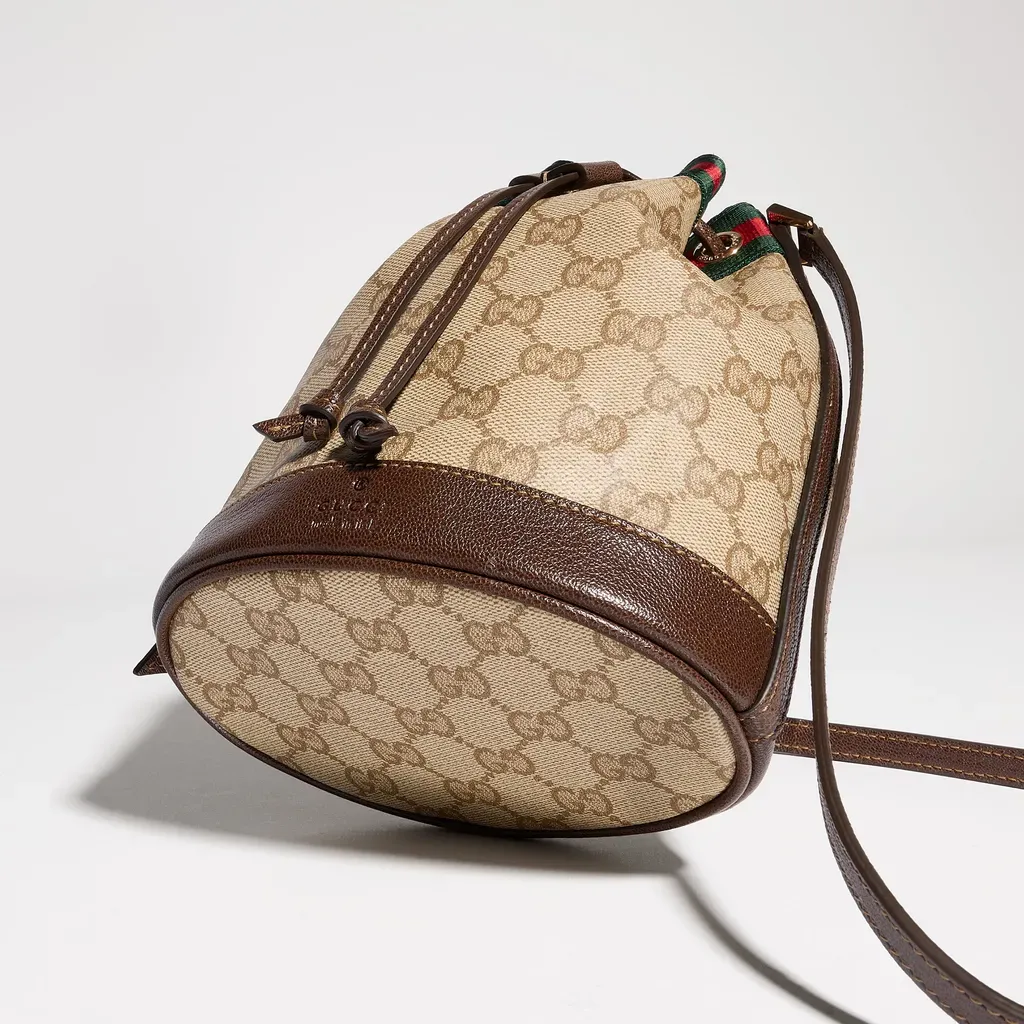 Mini Bucket Bag With Web