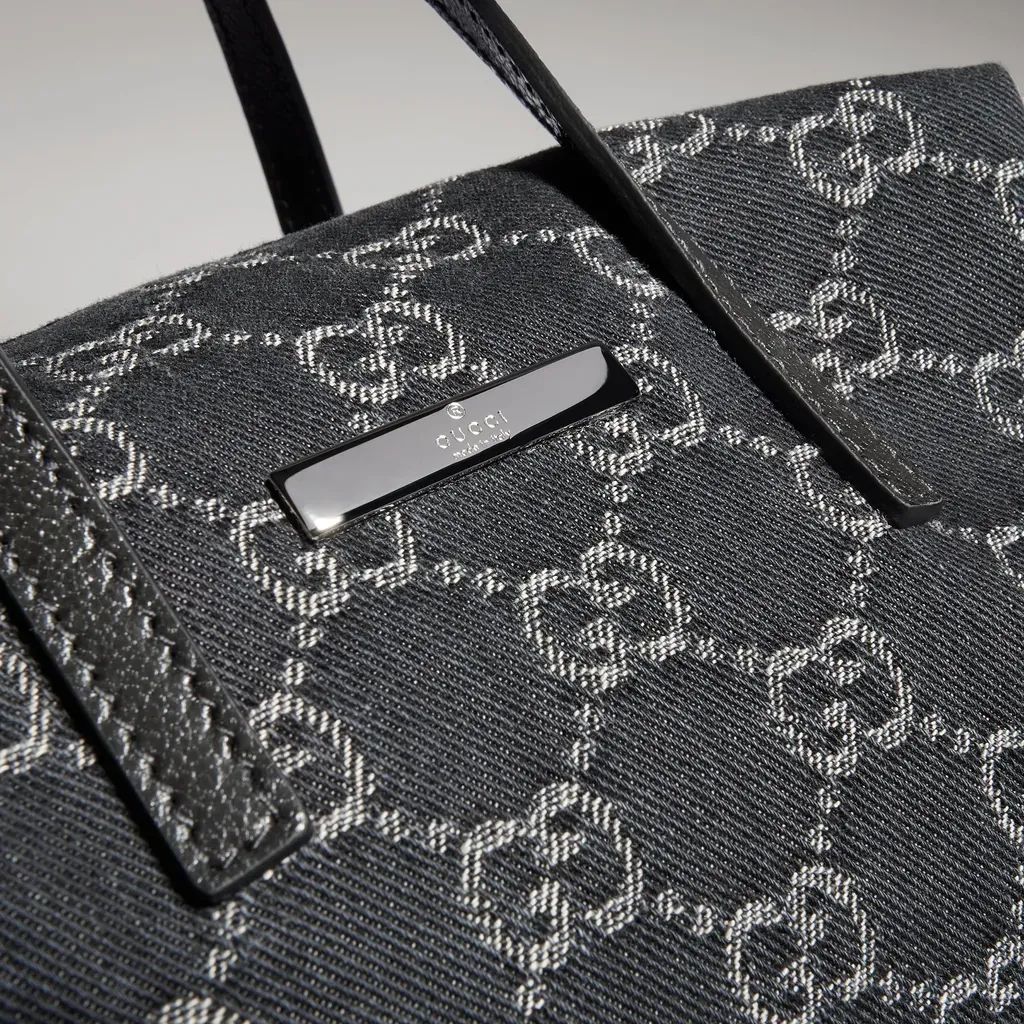 Small Boston Bag With Gucci Plaque