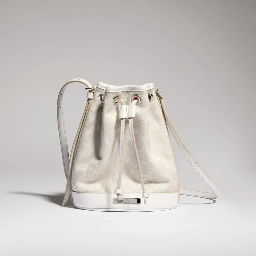 Mini Bucket Bag With Gucci Plaque