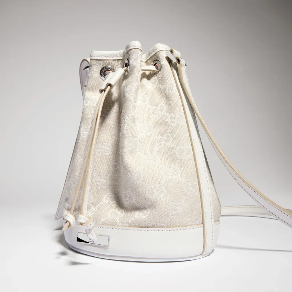 Mini Bucket Bag With Gucci Plaque