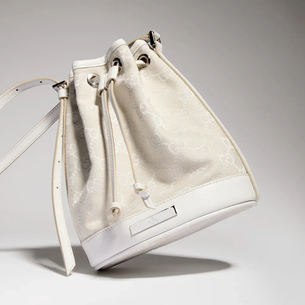 Mini Bucket Bag With Gucci Plaque
