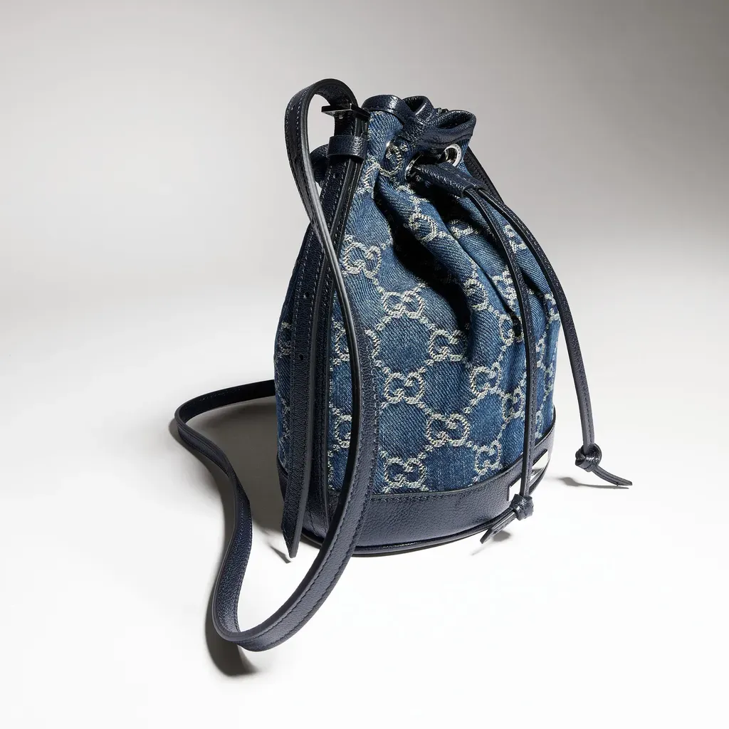 Mini Bucket Bag With Gucci Plaque