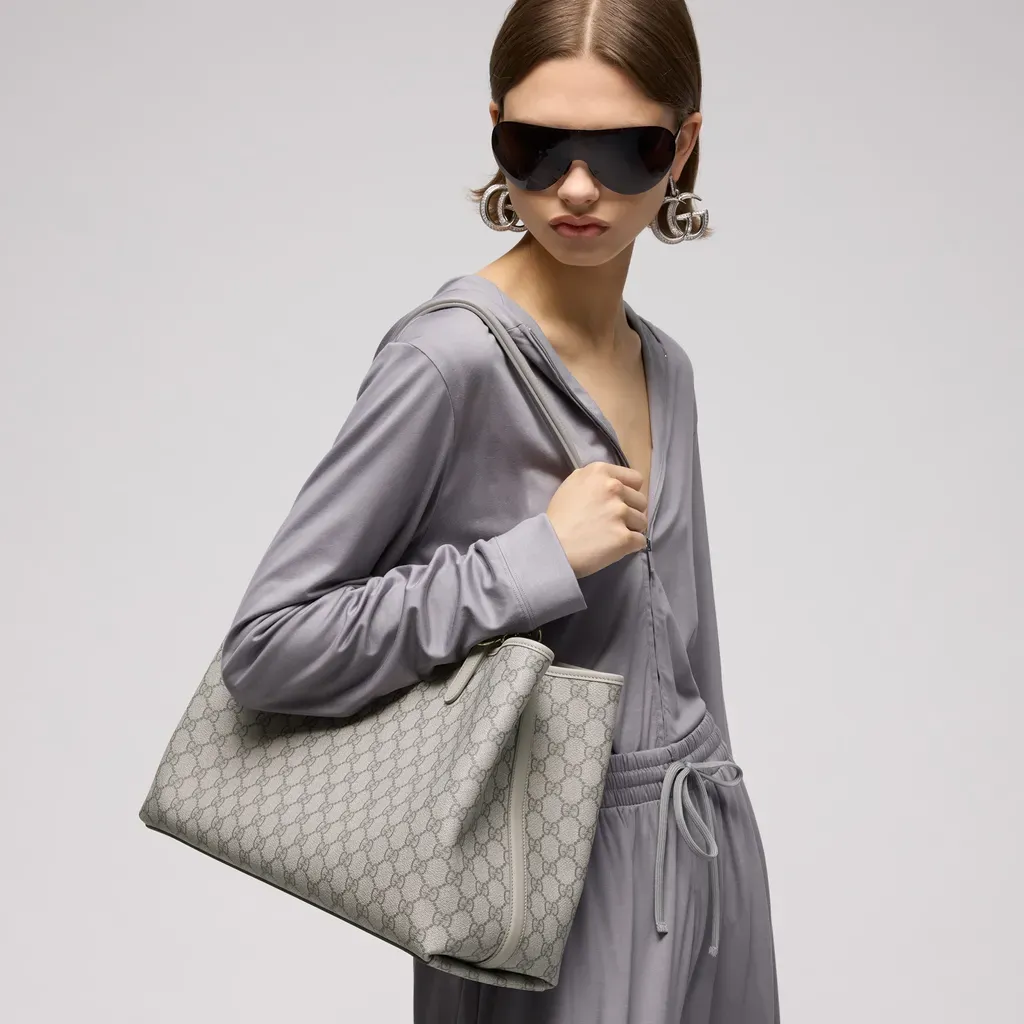 Gg Emblem Large Tote Bag