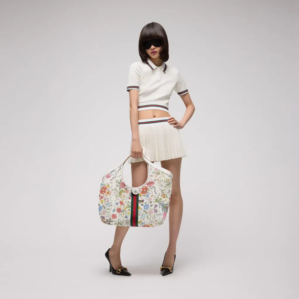 Gucci Giglio Flora Large Tote Bag