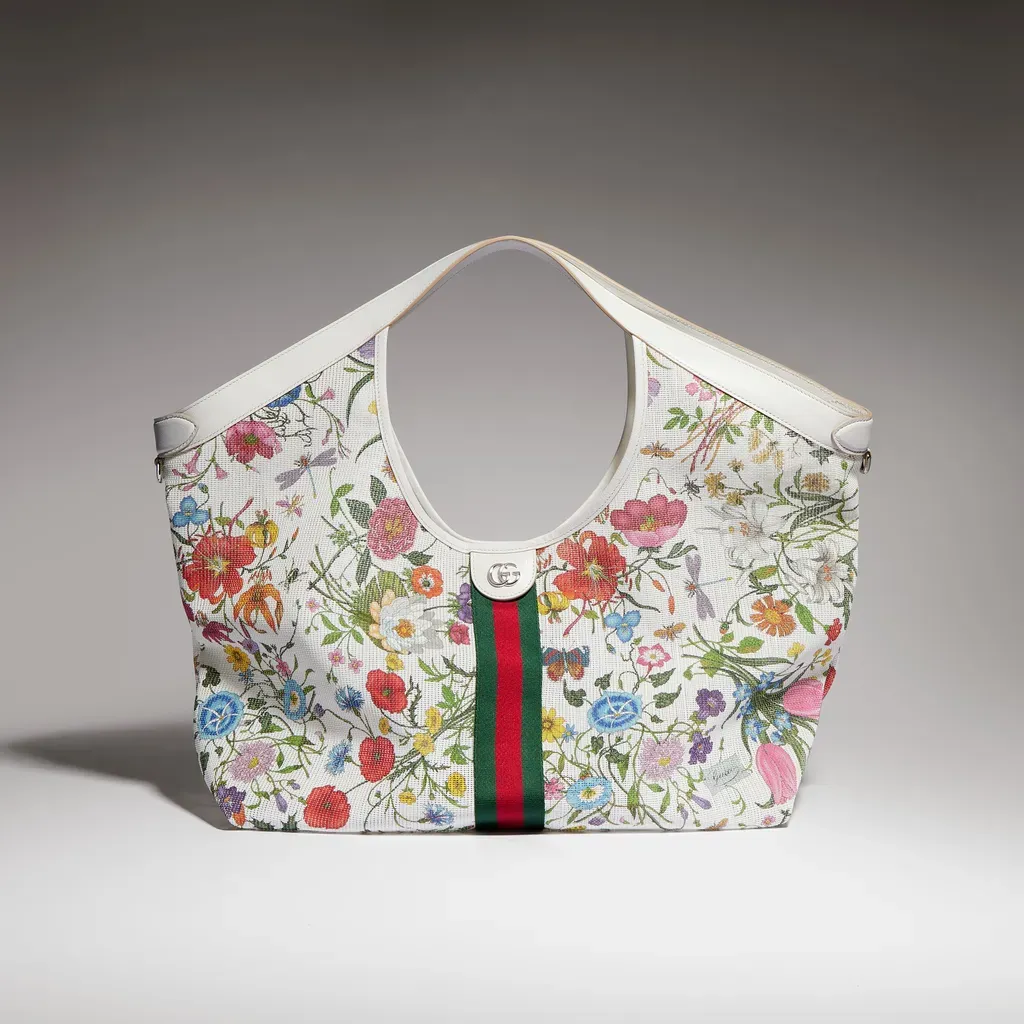 Gucci Giglio Flora Large Tote Bag