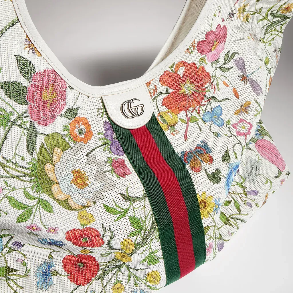 Gucci Giglio Flora Large Tote Bag