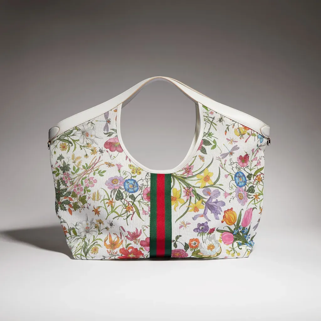 Gucci Giglio Flora Large Tote Bag