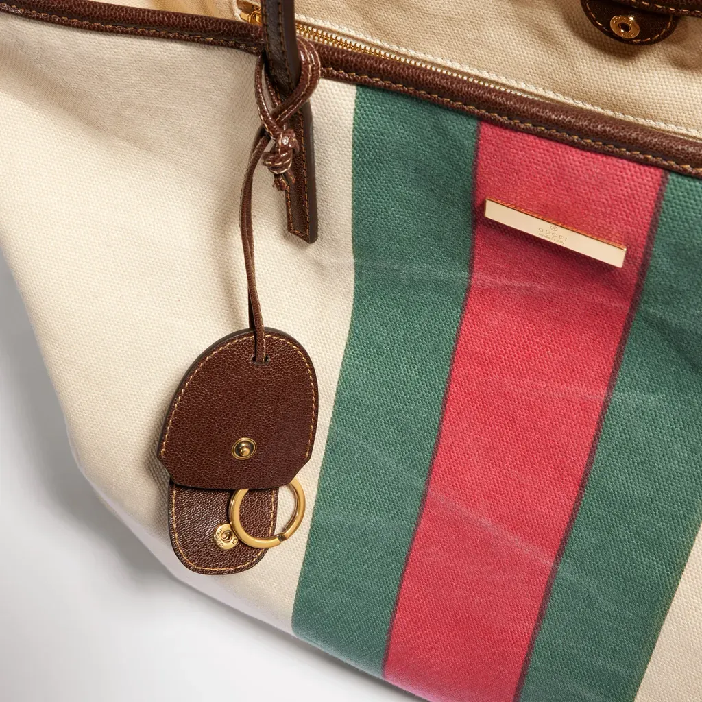 Gucci Tribeca Large Tote Bag With Charm