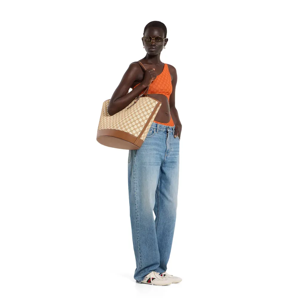 Woven Large Tote Bag