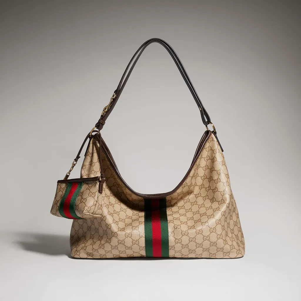 Large Shoulder Bag With Web