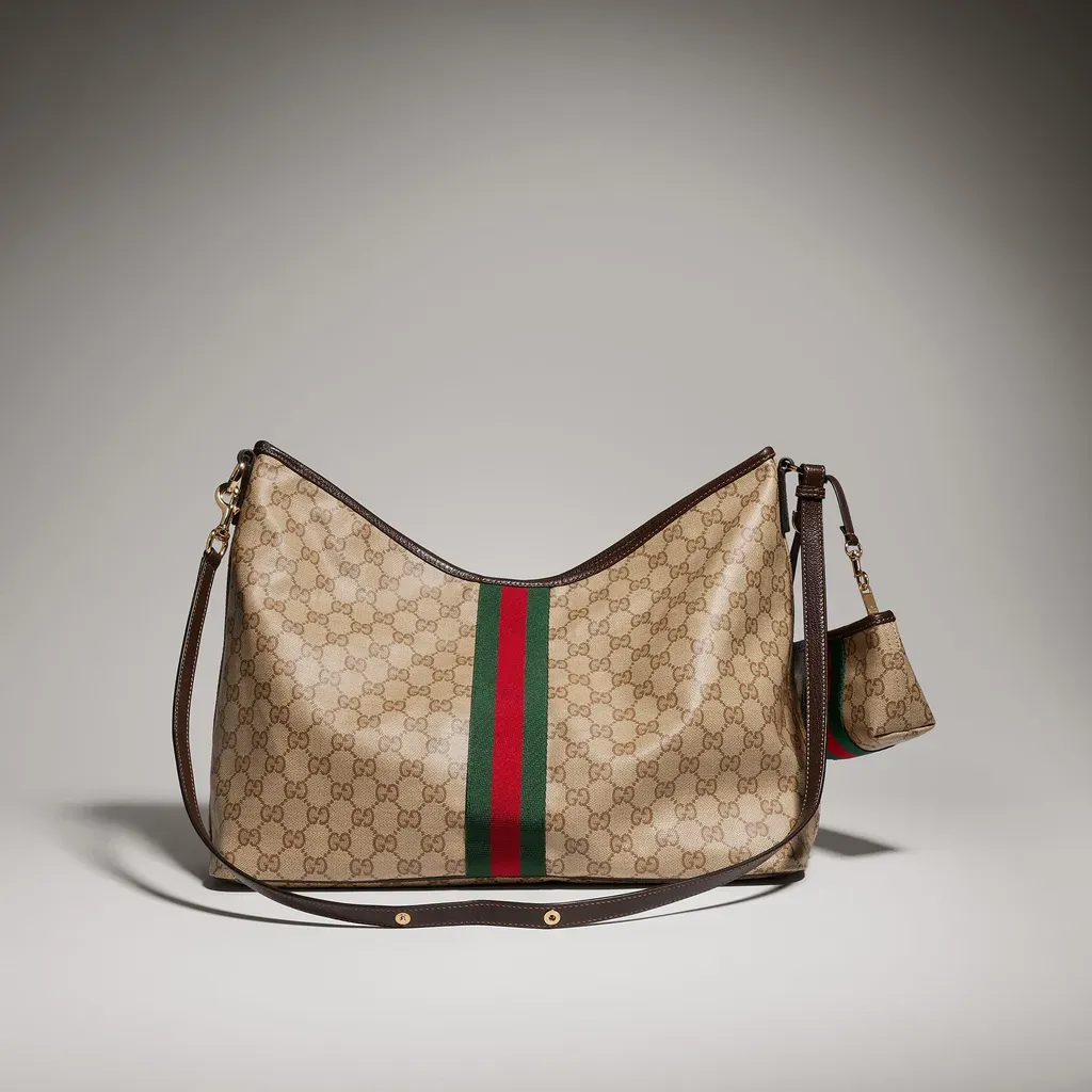 Large Shoulder Bag With Web