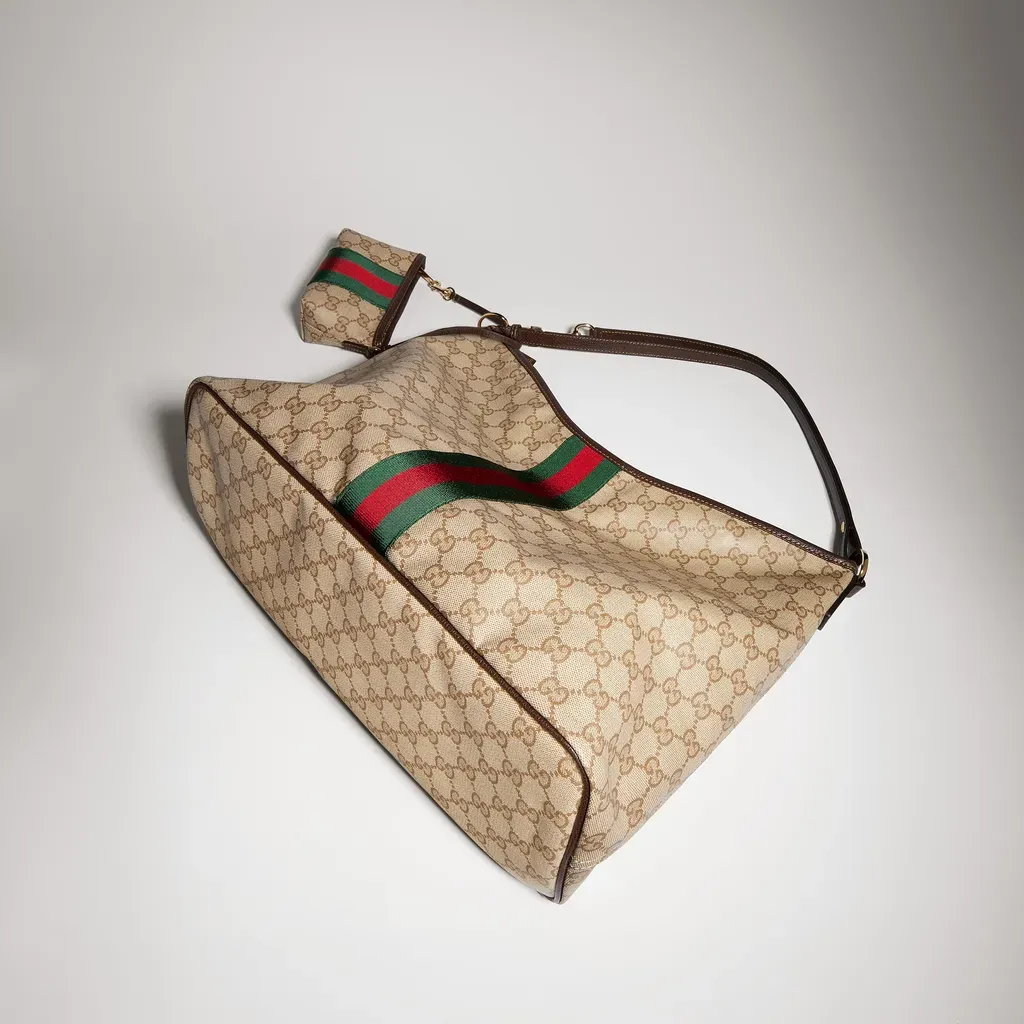 Large Shoulder Bag With Web
