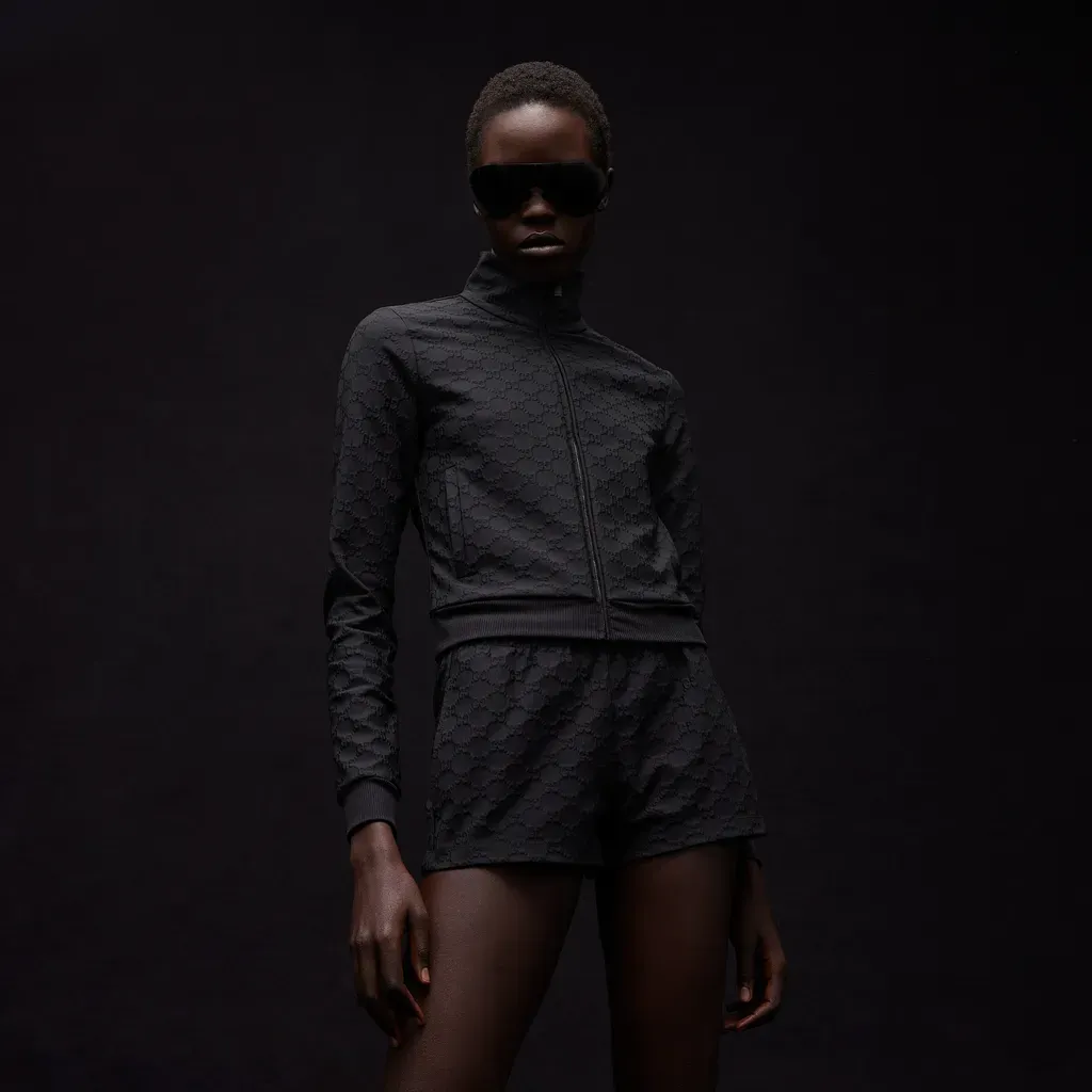 Gg Jersey Jacquard Zip Jacket