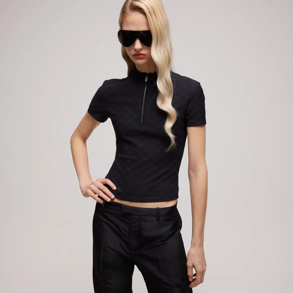 Gg Jersey Jacquard T-Shirt