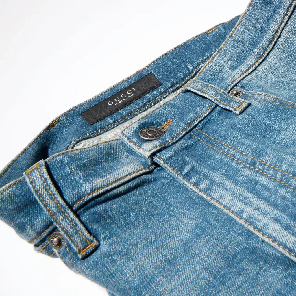 Cotton Stretch Denim Pants