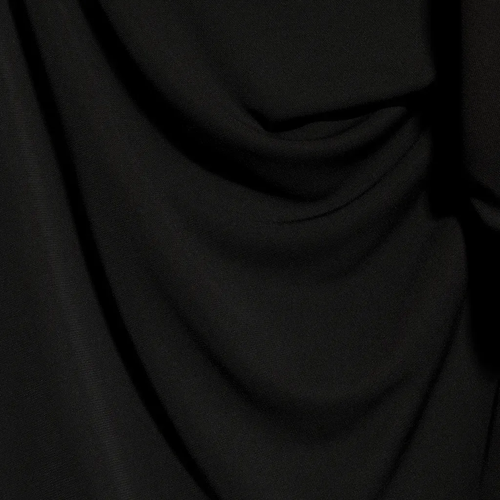 Viscose Jersey Asymmetrical Long Dress