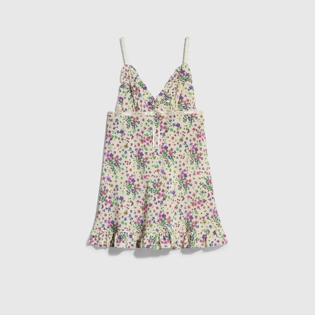 Printed Silk Dress