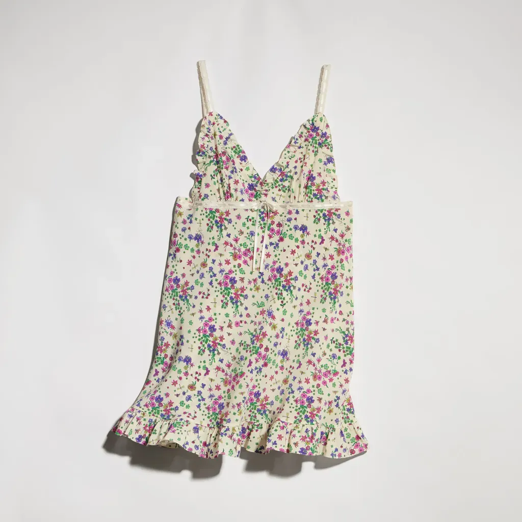 Printed Silk Dress