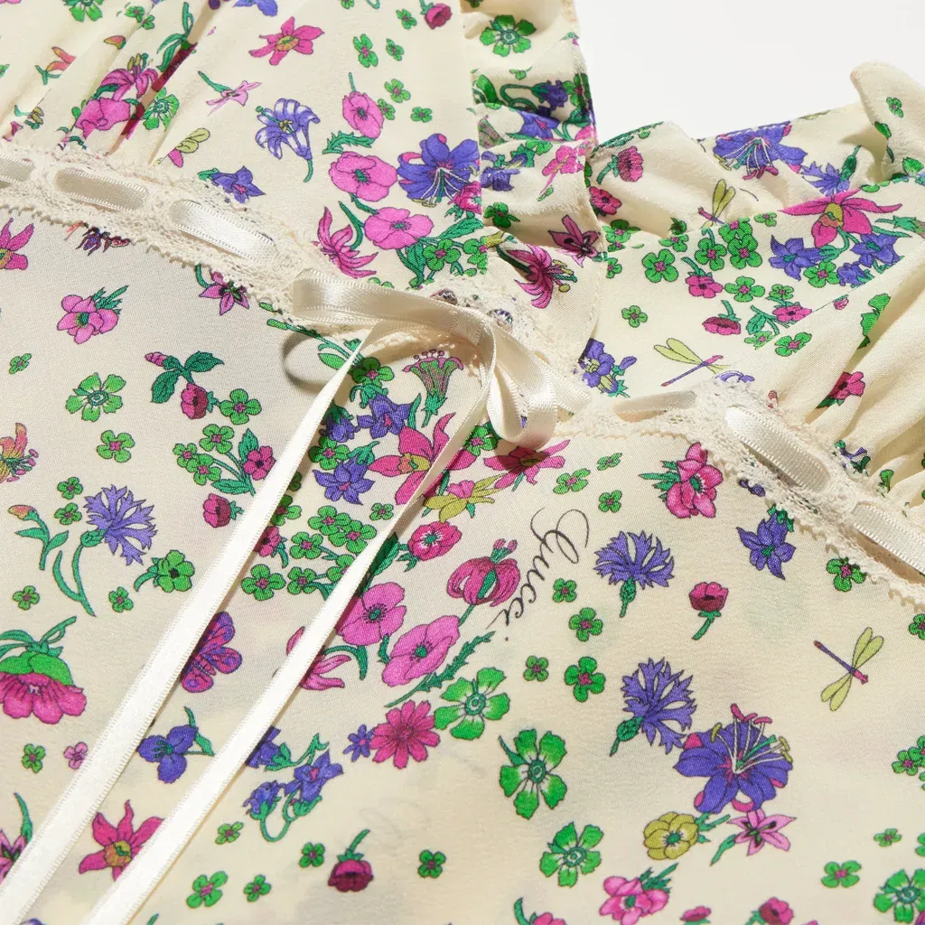 Printed Silk Dress