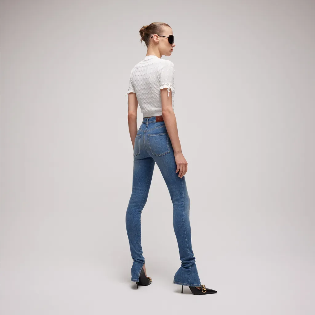 Braided Cotton Blend Top