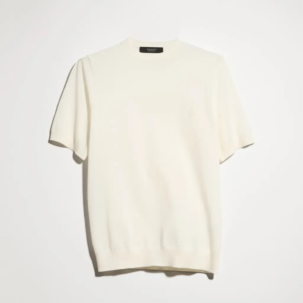 Fine Wool Sweater With Embroidery