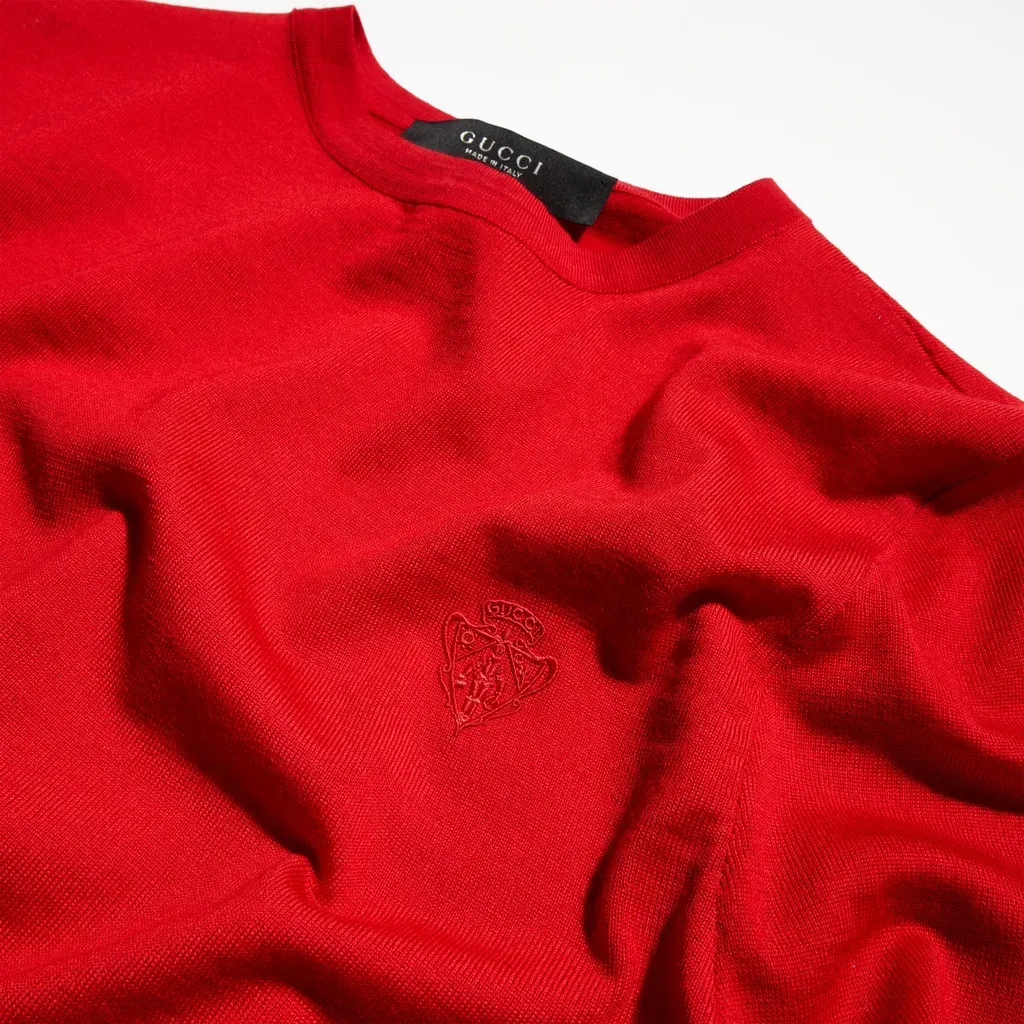 Fine Wool Sweater With Embroidery