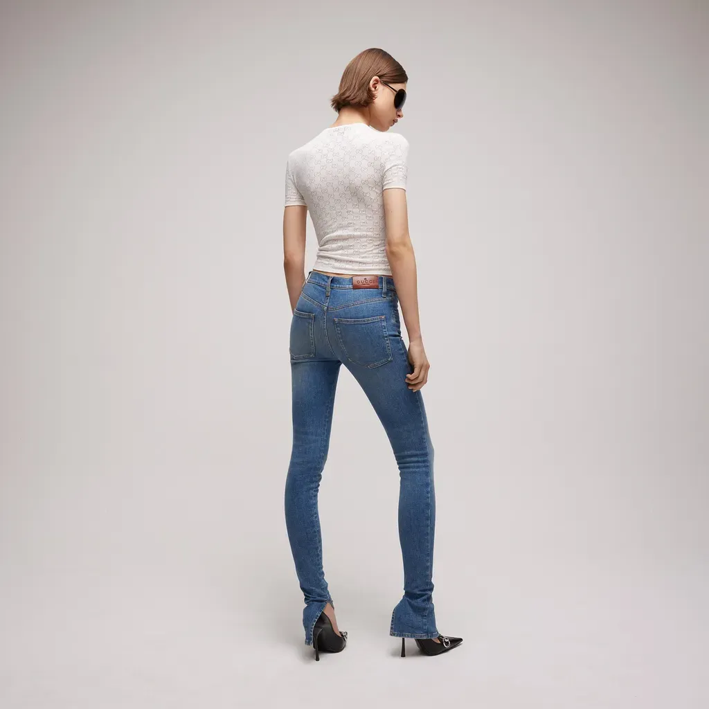 Gg Cotton Devoré T-Shirt