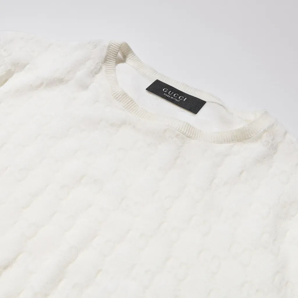 Gg Cotton Devoré T-Shirt