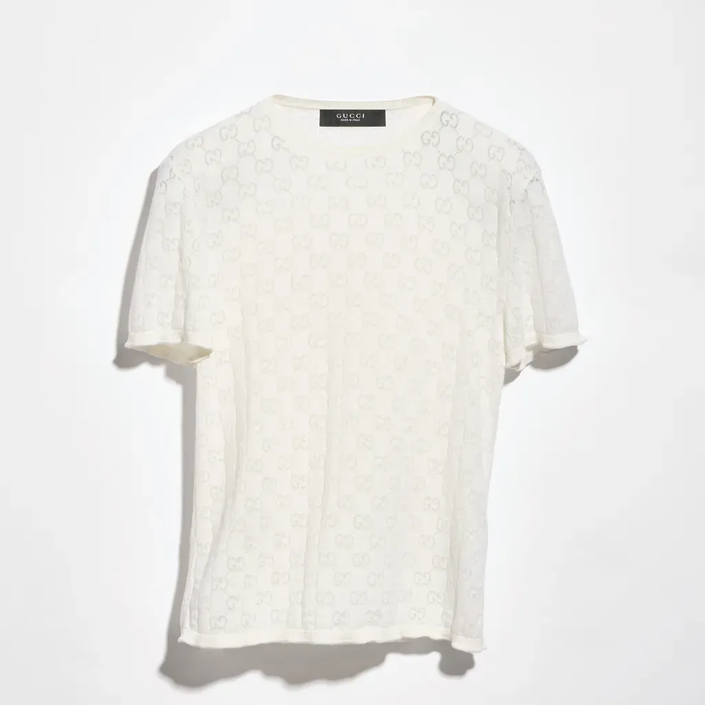 Gg Cotton Devoré T-Shirt