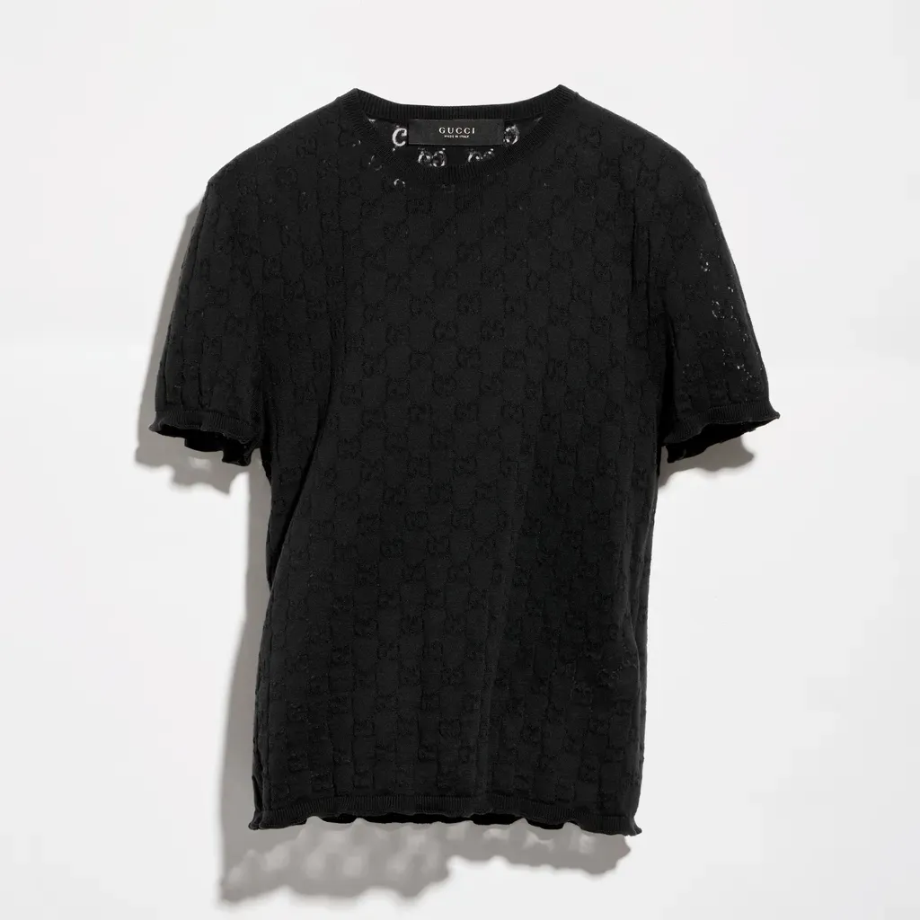 Gg Cotton Devoré T-Shirt