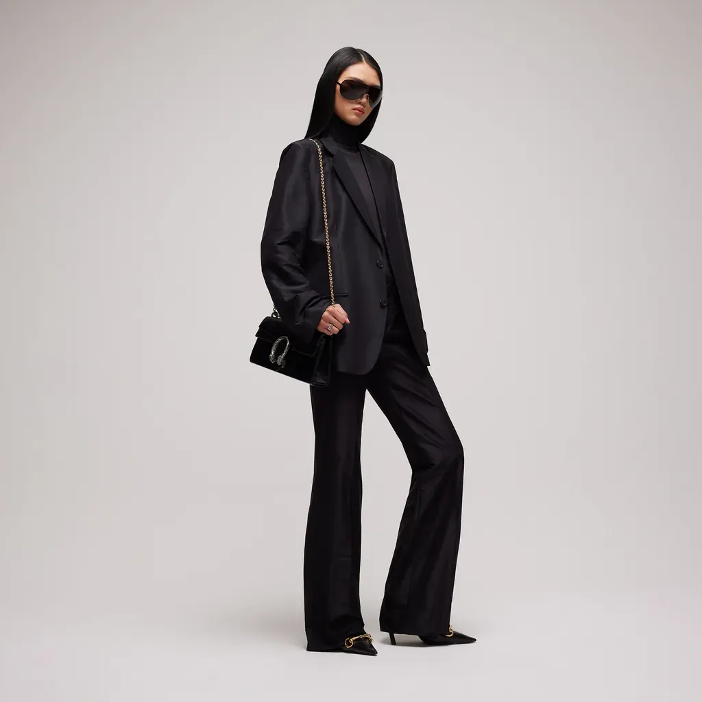 Fine Silk Faille Pants