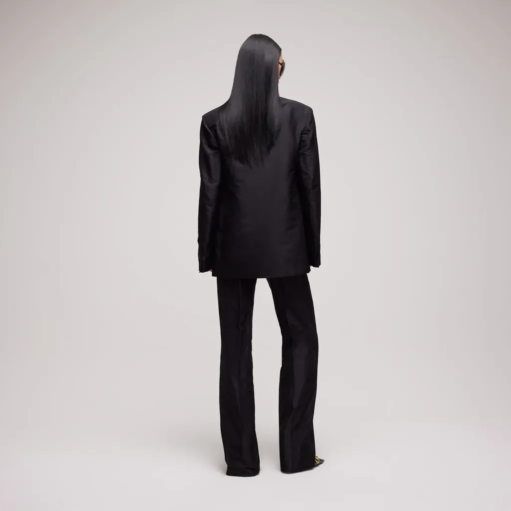 Fine Silk Faille Pants