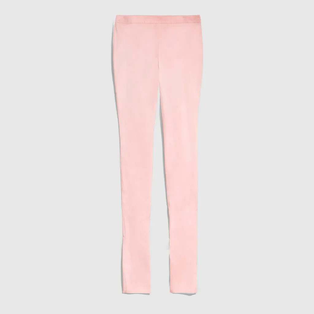 Stretch Silk Faille Leggings