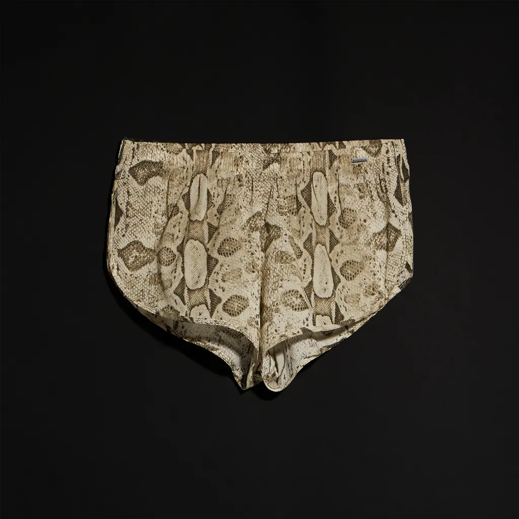 Printed Silk Shorts
