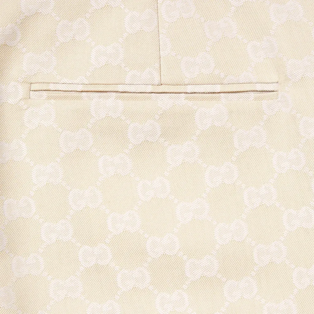 Gg Cotton Gabardine Shorts