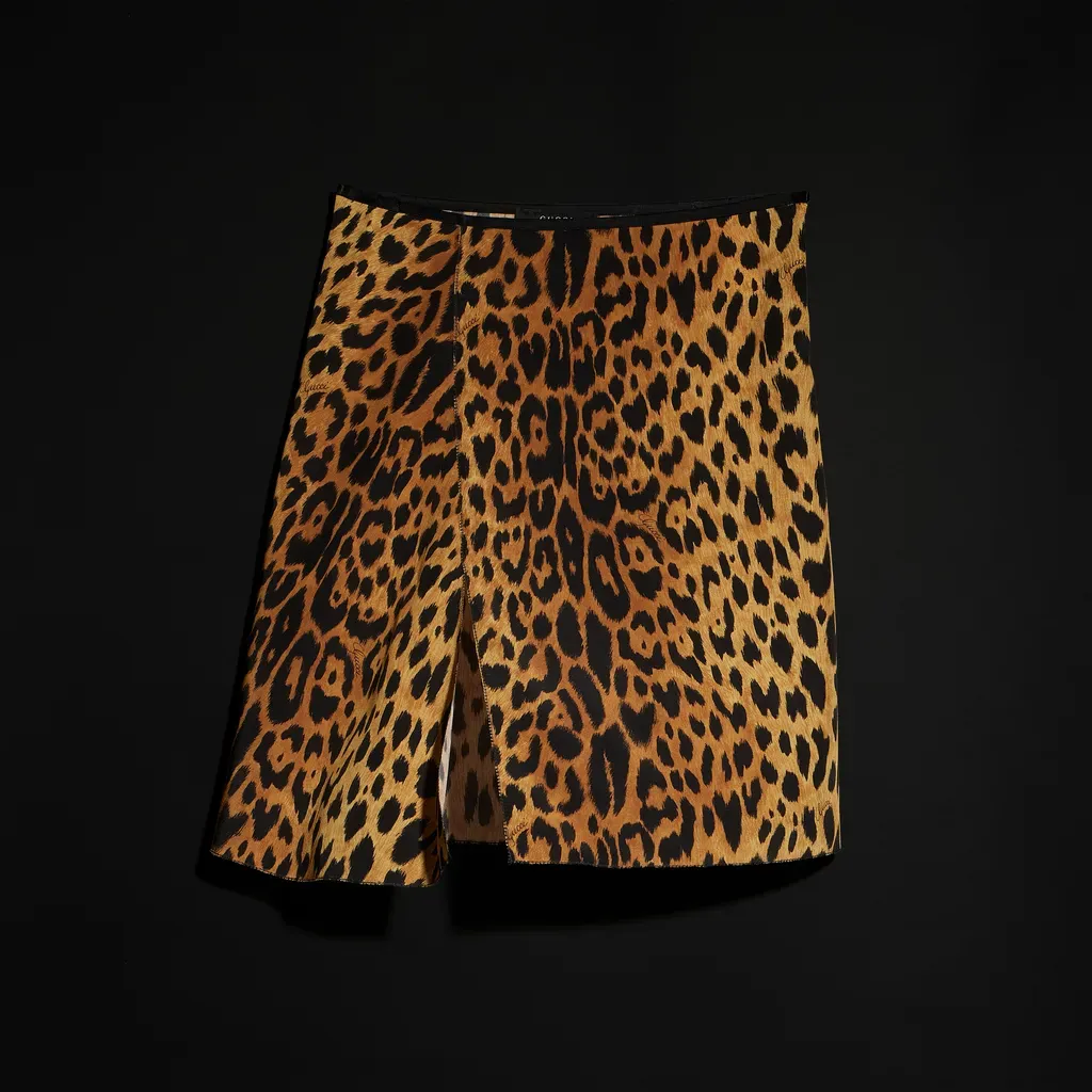 Printed Silk CrÊPe De Chine Skirt