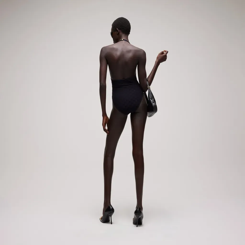 Gg Stretch Jersey Bodysuit