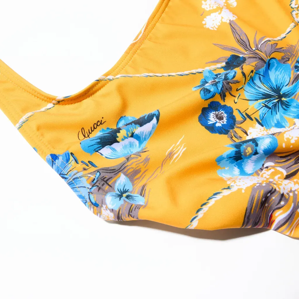 Printed Sparkling Jersey Swimsuit