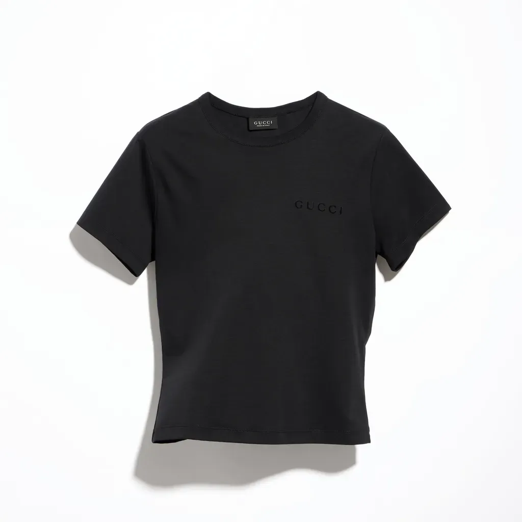 Cotton Jersey T-Shirt With Embroidery