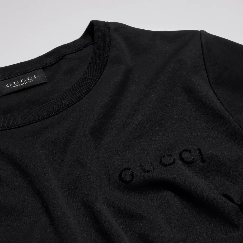Cotton Jersey T-Shirt With Embroidery